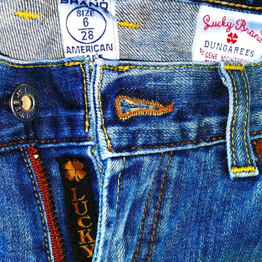 Lucky patch boho flare jeans